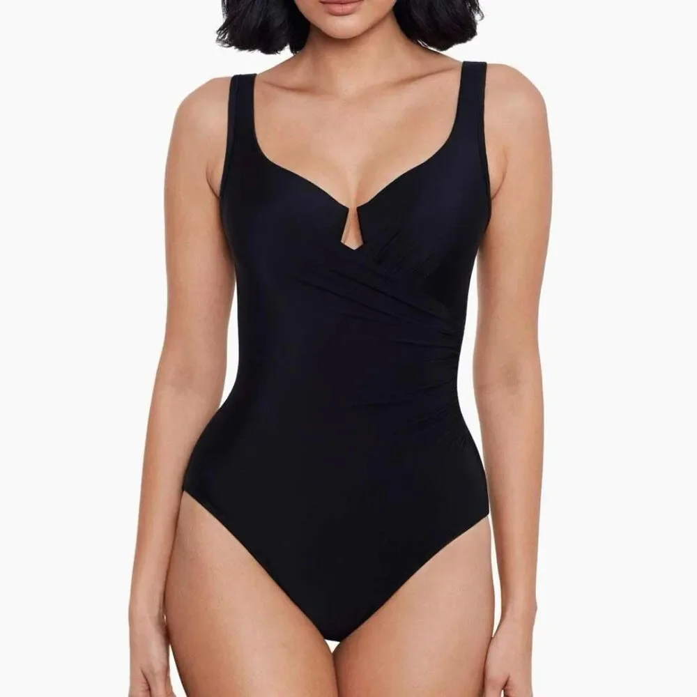 Miraclesuit Black Must Have Escape One Piece Swimsuit 16